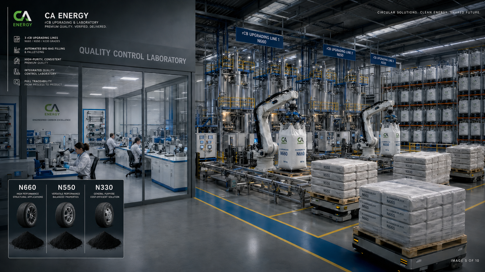 Quality Control Laboratory and Carbon Materials Warehouse